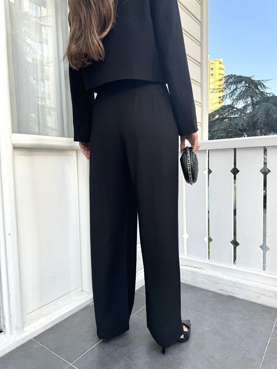 Siyah Ceket Pantolon Takım