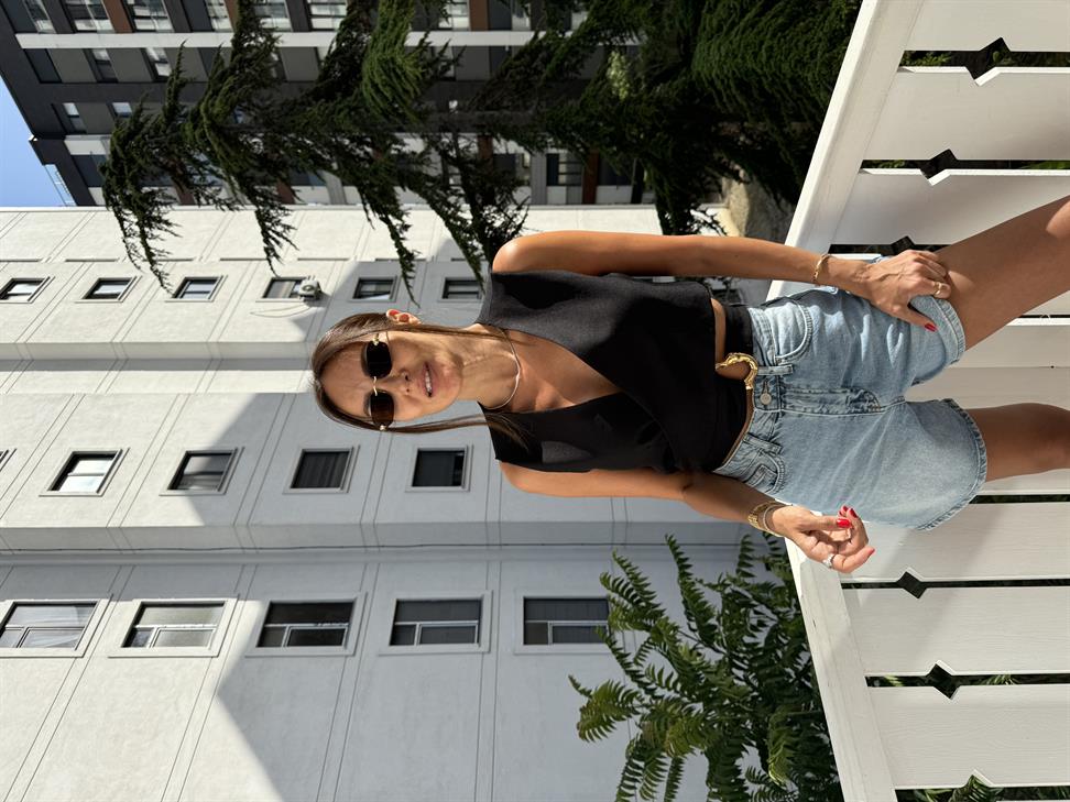 Siyah Gold Aksesuar Tasarım Yelek