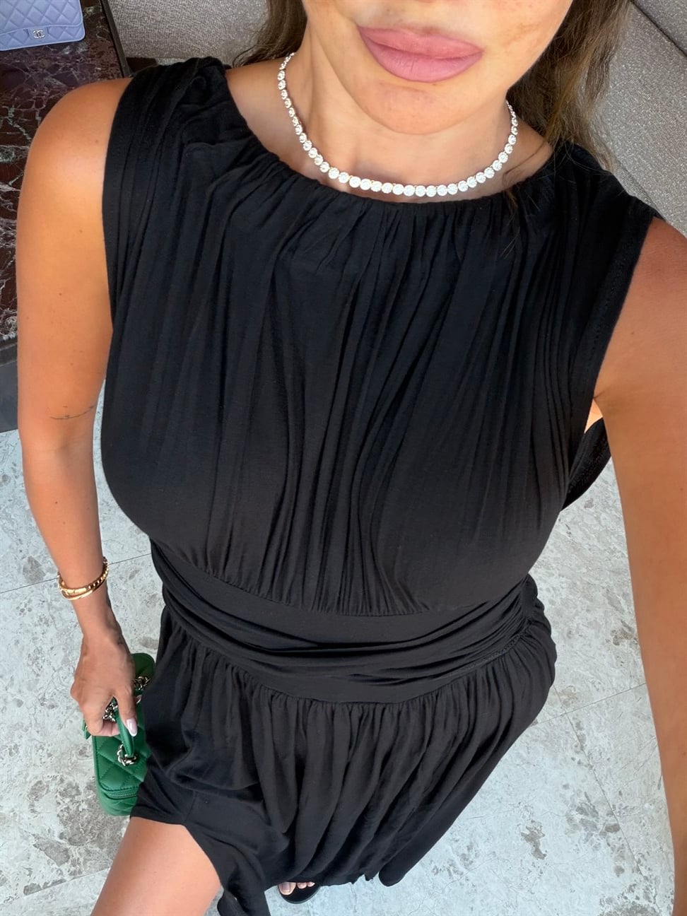 Siyah Helen Elbise