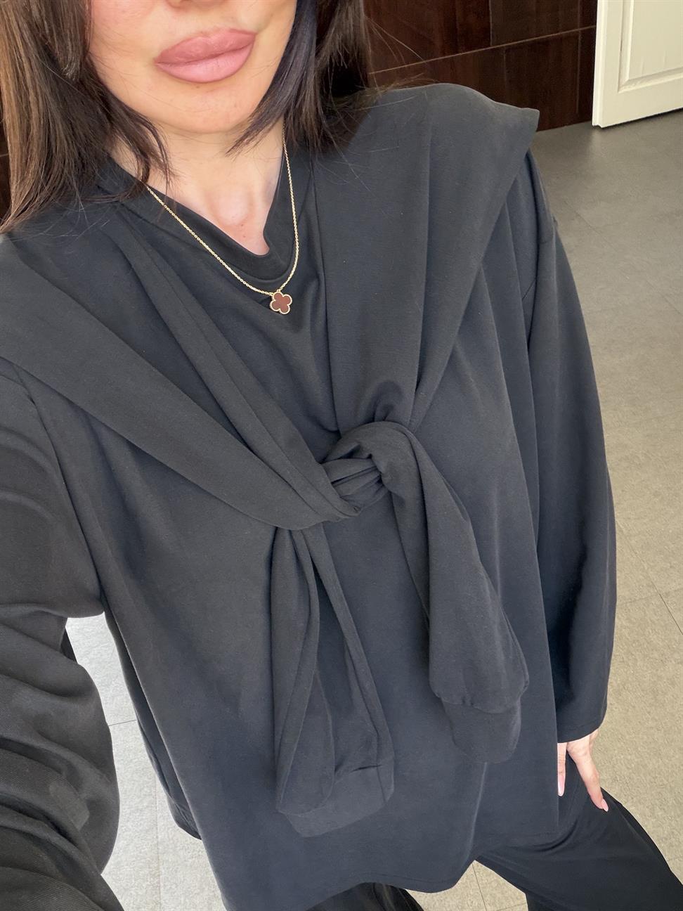 Siyah İkili Modal Tasarım Takım