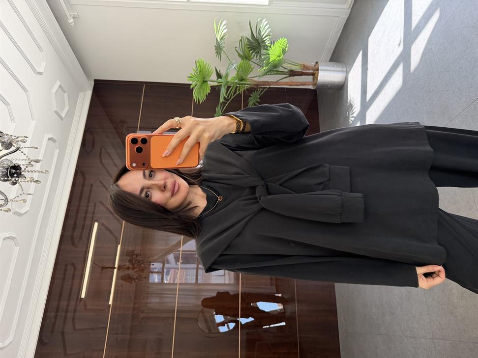 Siyah İkili Modal Tasarım Takım