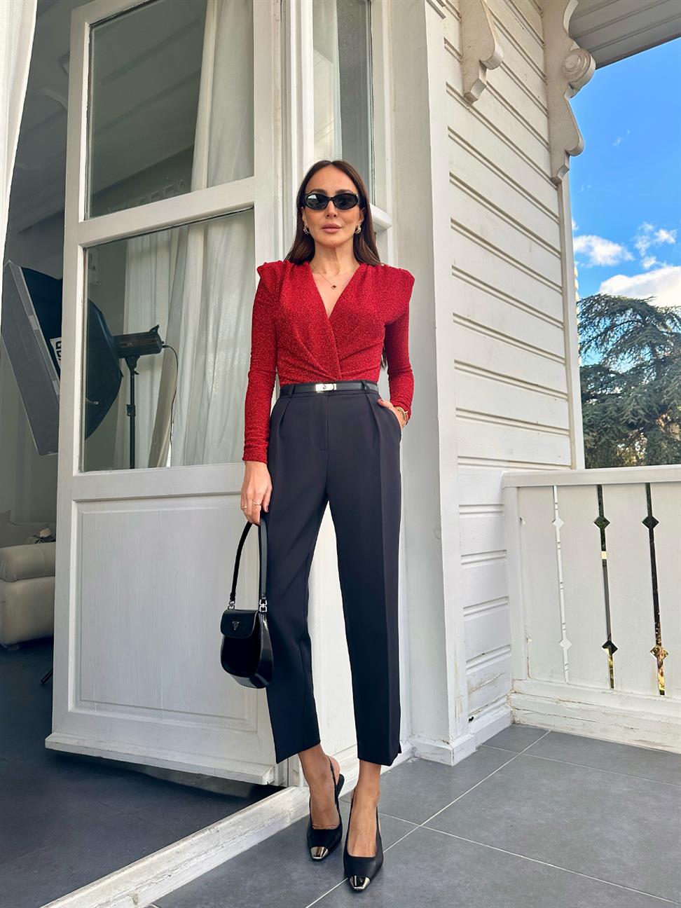 Siyah Kadın Cigarette Pantolon