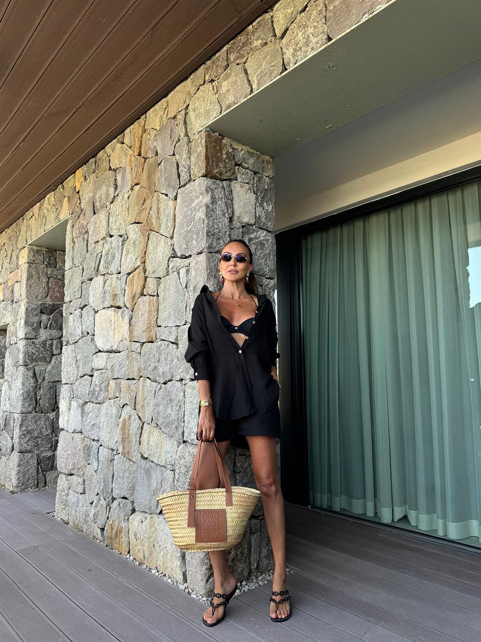 Siyah Müslin Takım