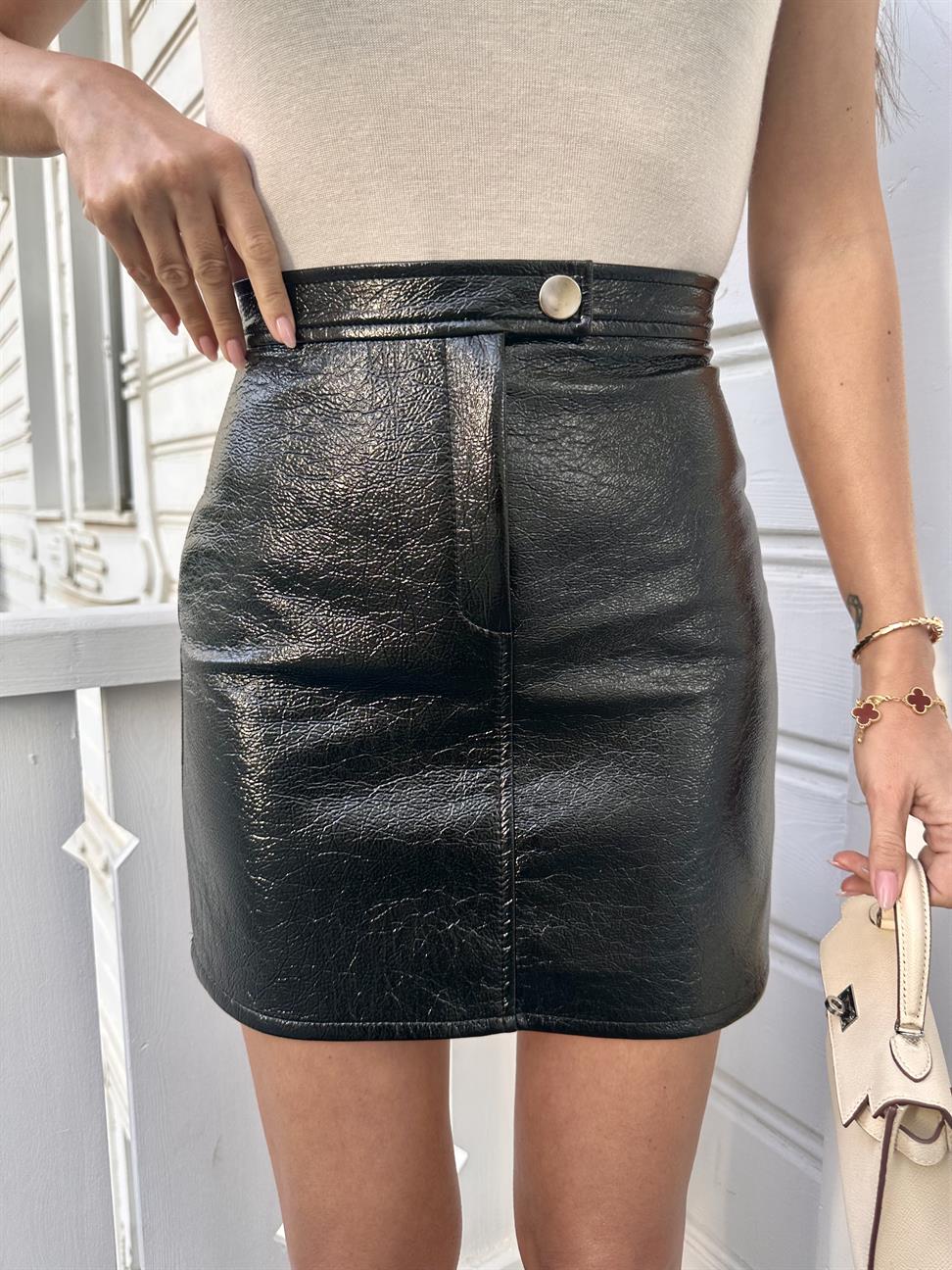 Siyah rugan etek takım