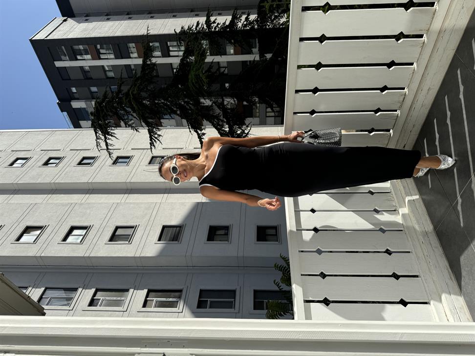 Siyah Tek Kol Biyeli Atlet