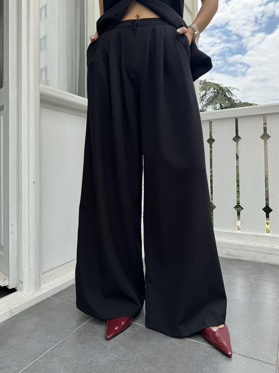 Siyah Yelek Pantolon Takım