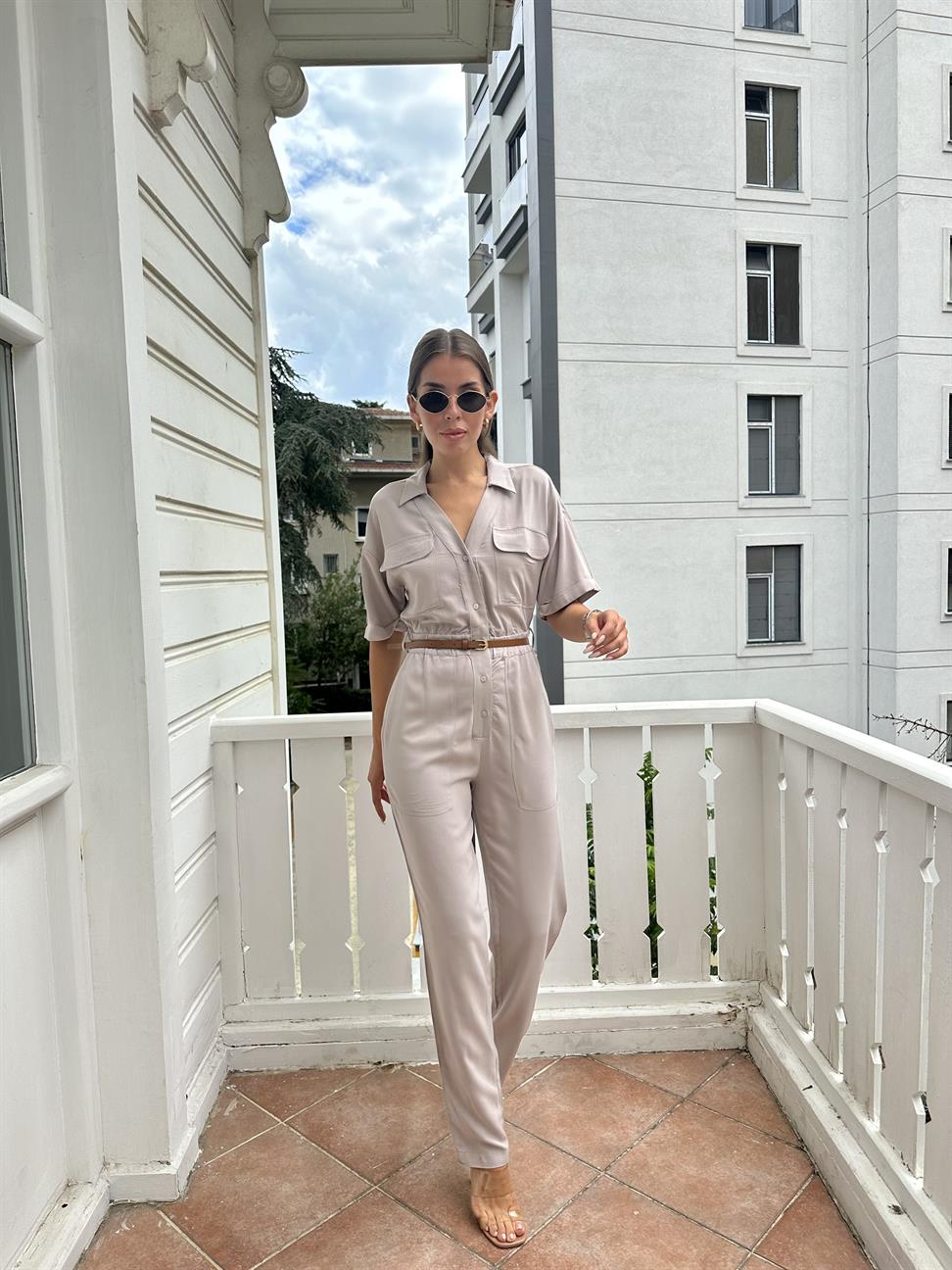 Vizon Kemerli Tencel Tulum