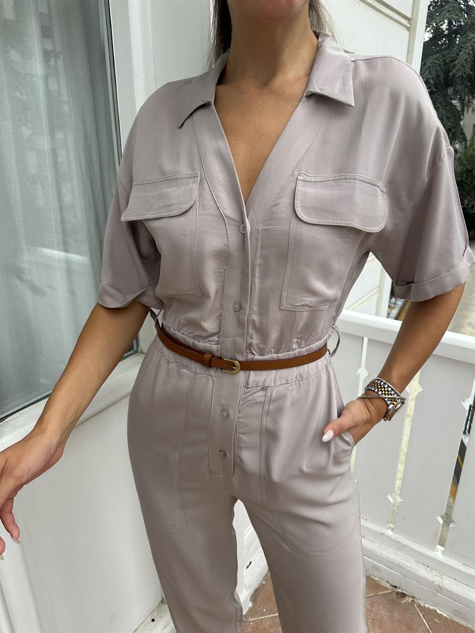 Vizon Kemerli Tencel Tulum