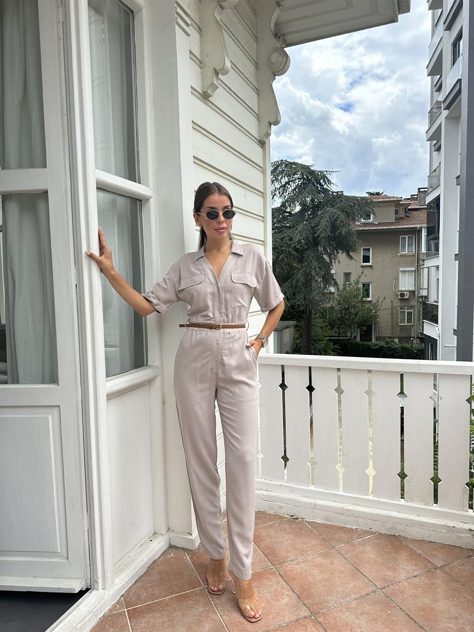 Vizon Kemerli Tencel Tulum