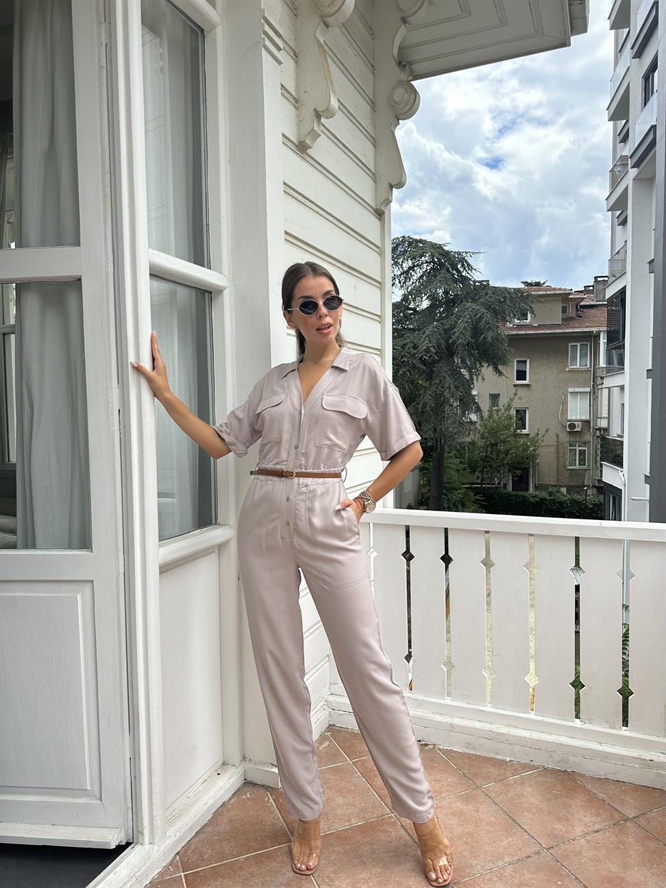 Vizon Kemerli Tencel Tulum