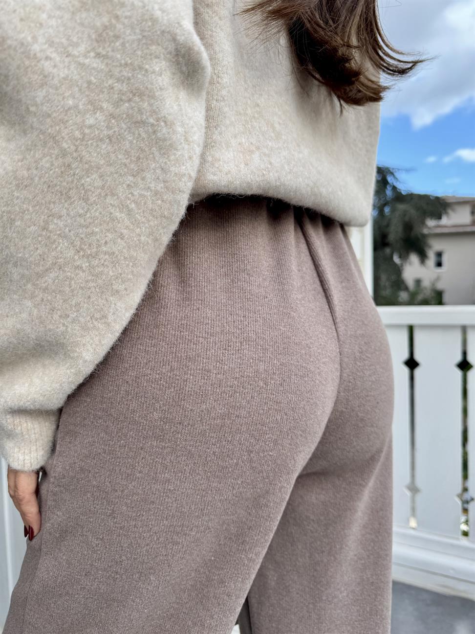 Vizon Soft Doku Bol Paça Pantolon