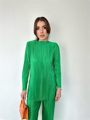 Yeşil Kırinkıl Kumaş Vatkalı Takım