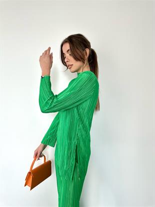 Yeşil Kırinkıl Kumaş Vatkalı Takım