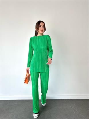 Yeşil Kırinkıl Kumaş Vatkalı Takım