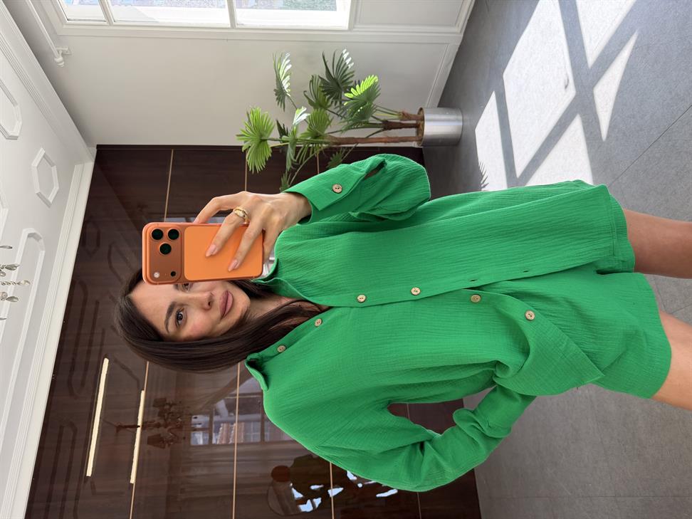 Yeşil Müslin Wood Takım