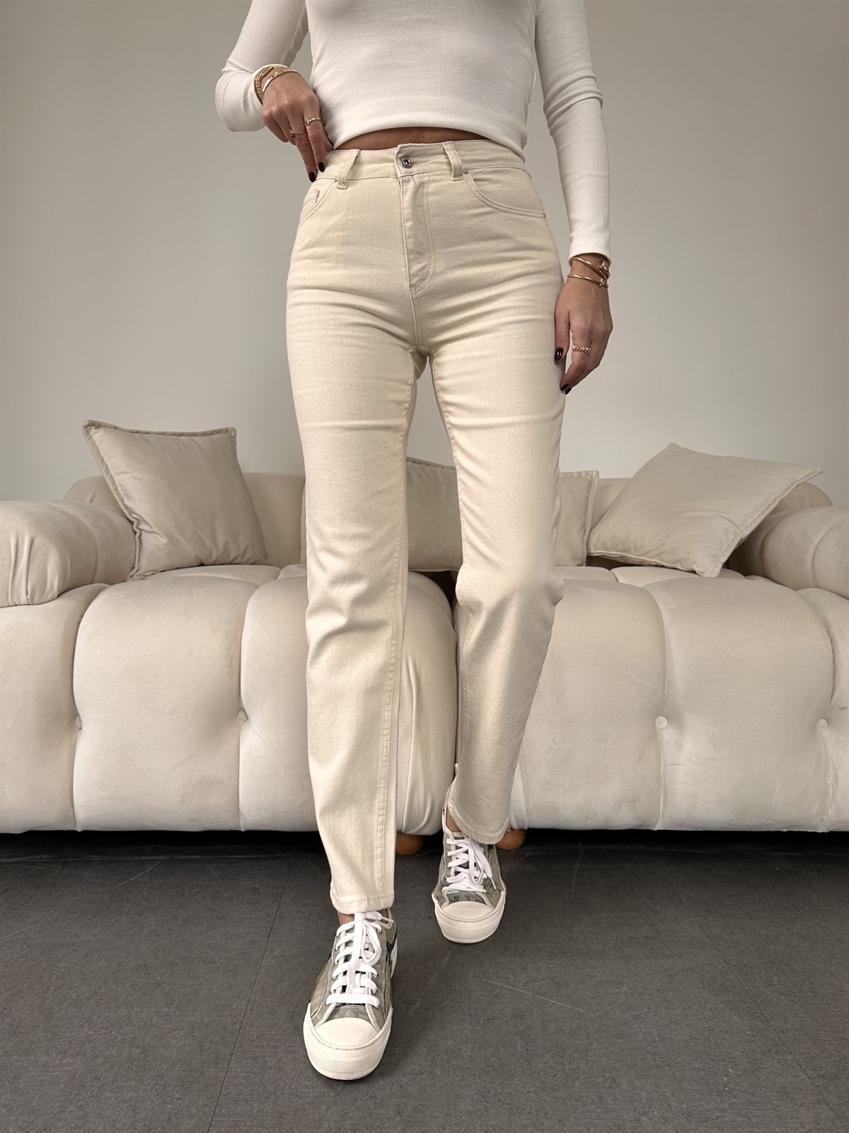 Düz Naturel Jean Krem · 8