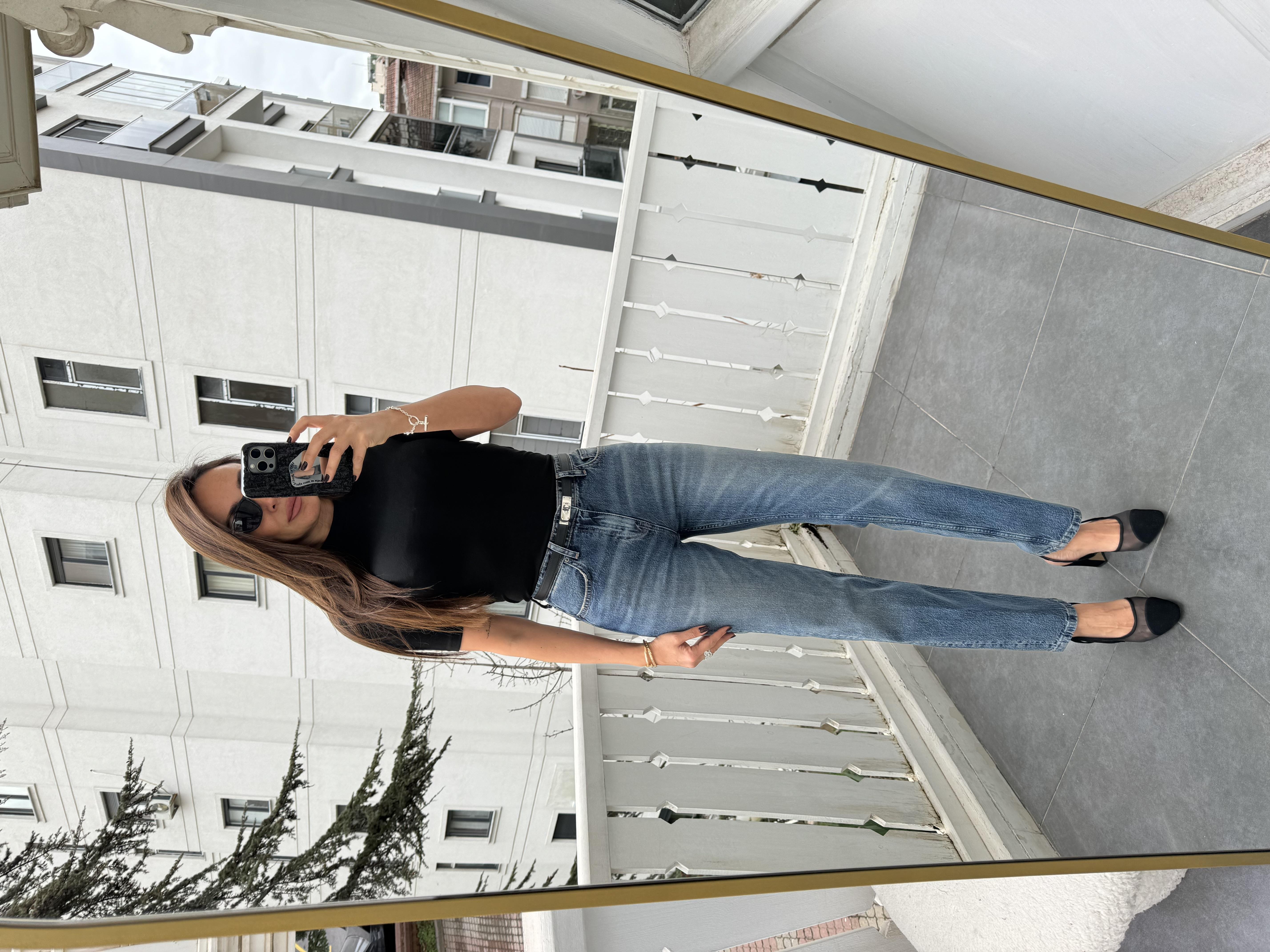 Koyu Mavi Denim Pantolon