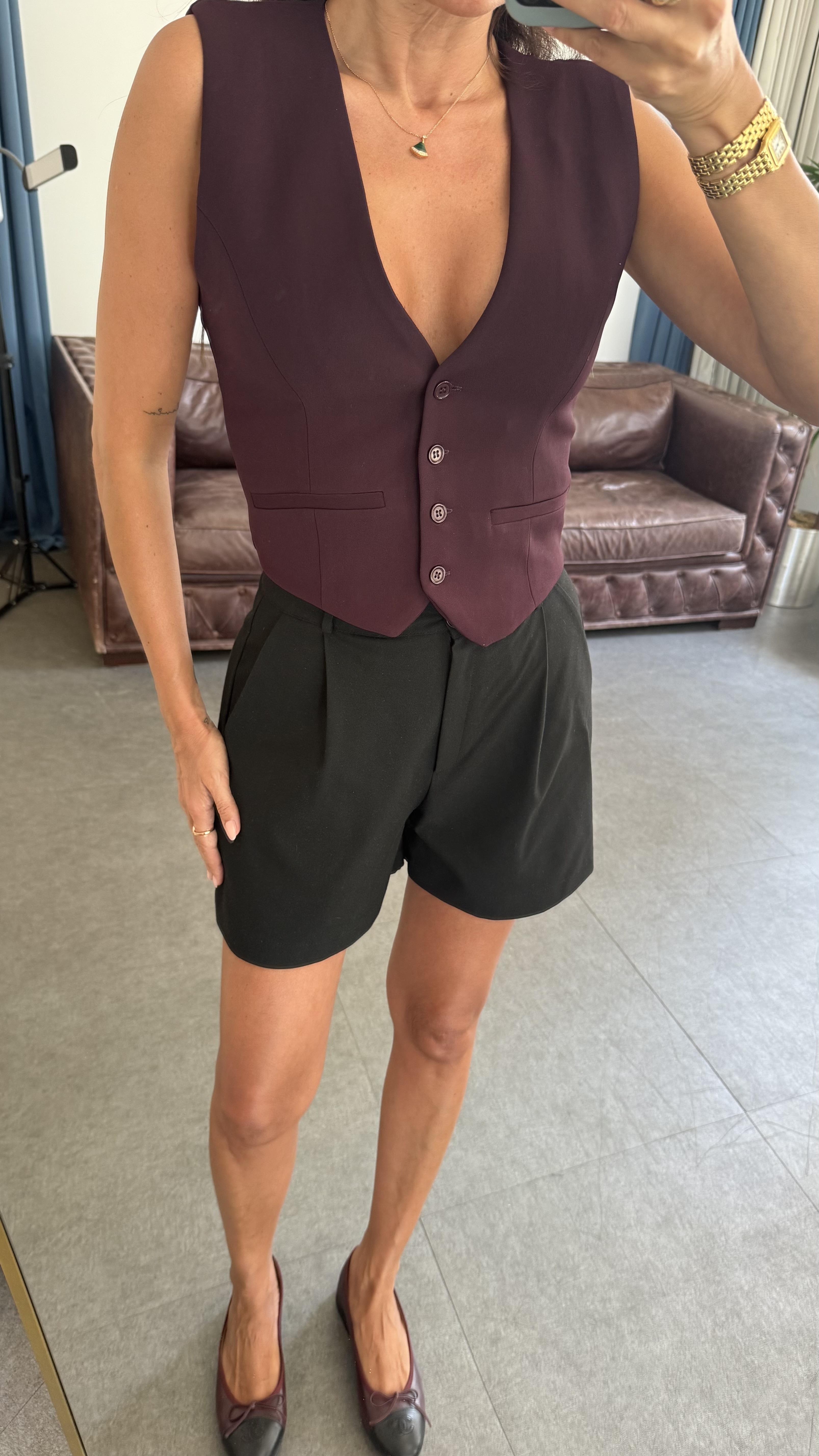 Mürdüm Kadın Yelek