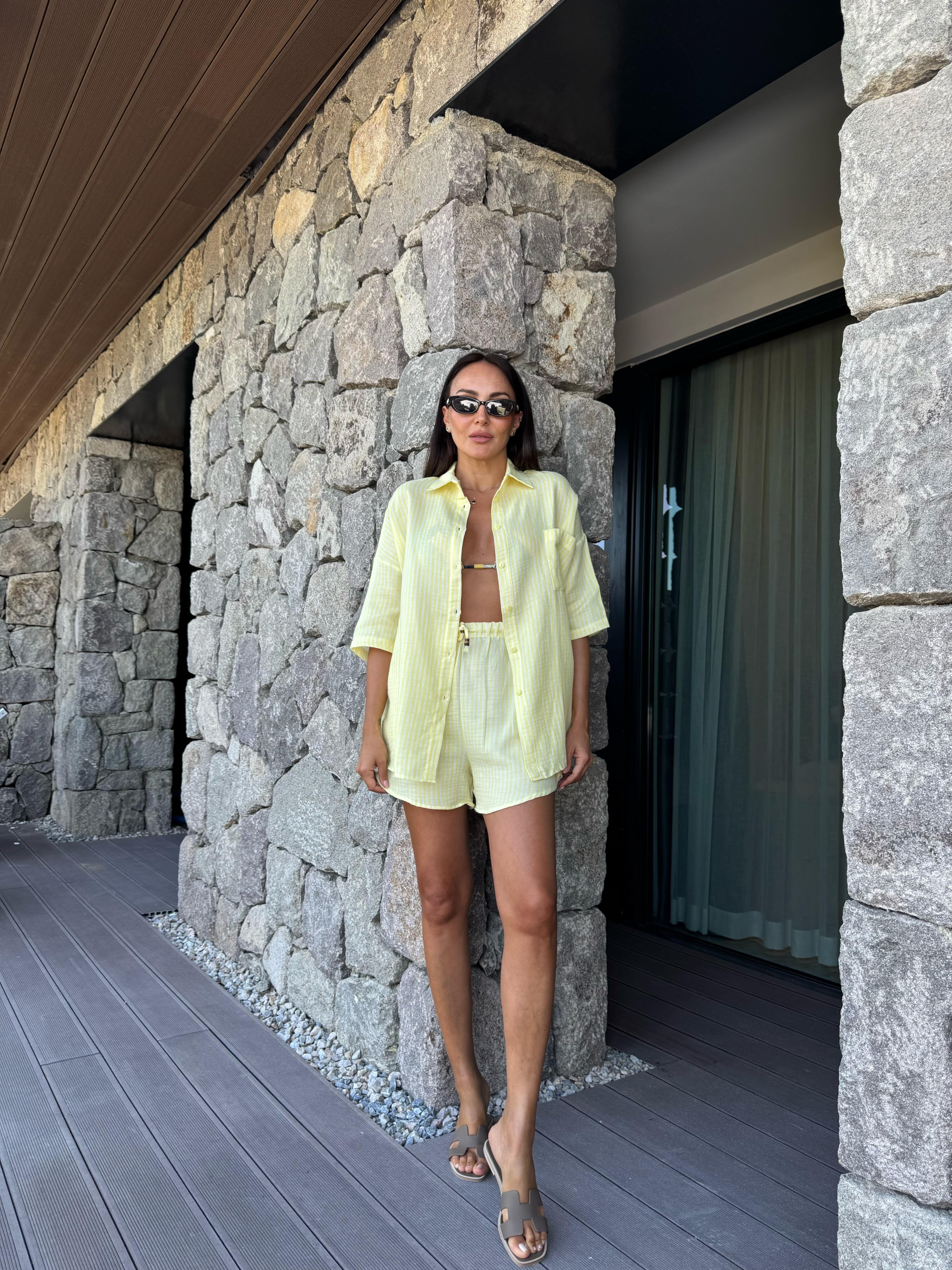 Sarı Müslin İkili Takım