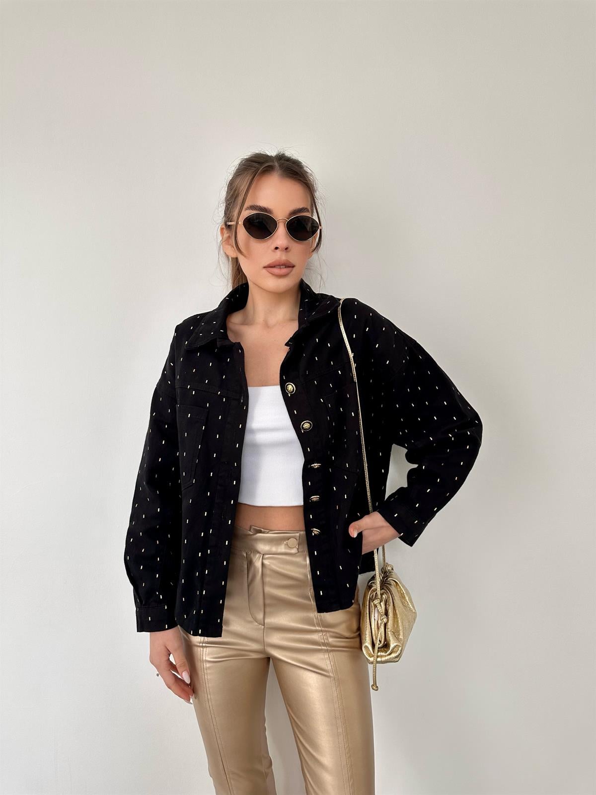 Siyah  Gabardin Ceket