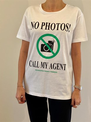 Beyaz  No Photos T-Shirt