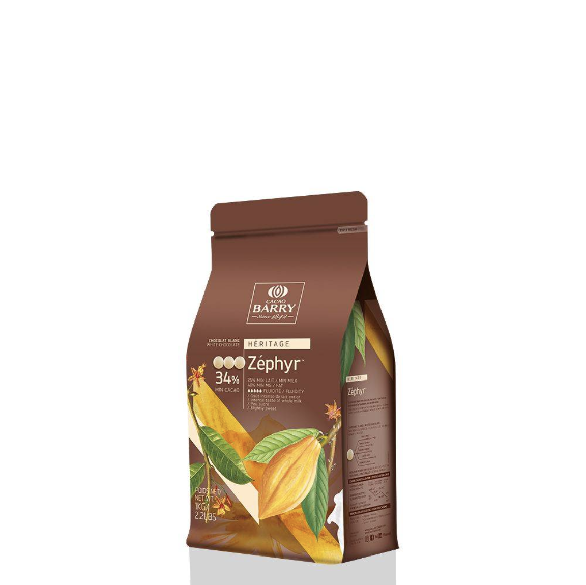 Cacao Barry Heritage Zephyr Beyaz Çikolata