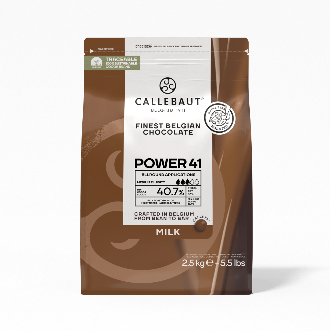 Güçlü 41 Sütlü Kuvertür %41 Drop (2,5 KG)