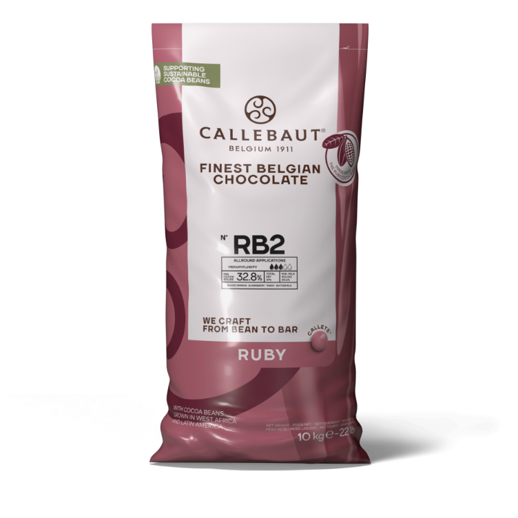Ruby Kuvertür Drop Çikolata (10 kg)