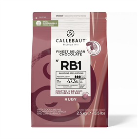 Ruby Kuvertür Drop (2,5 kg)