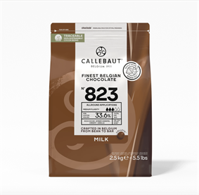 Callebaut 823 Sütlü Kuvertür Drop Çikolata %33,6 (2,5 KG)