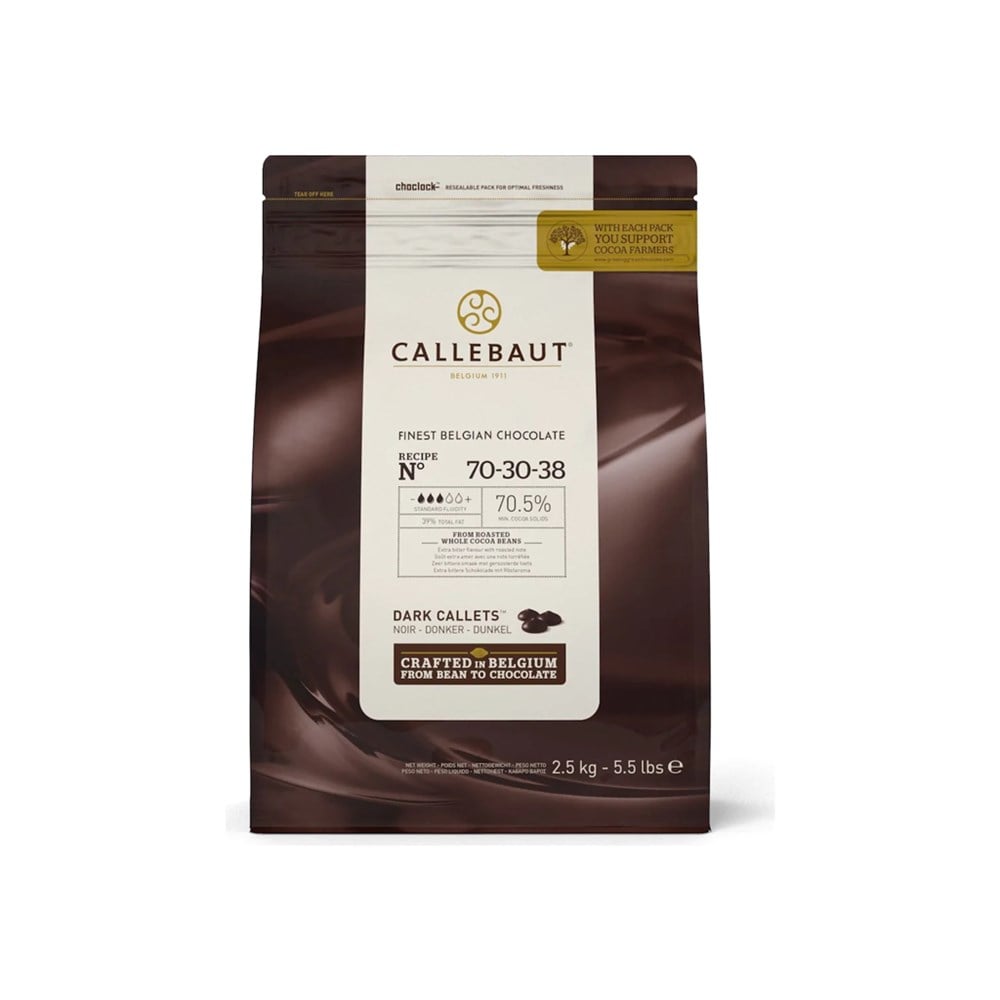 Bitter Kuvertür %70 Drop (2,5 KG)