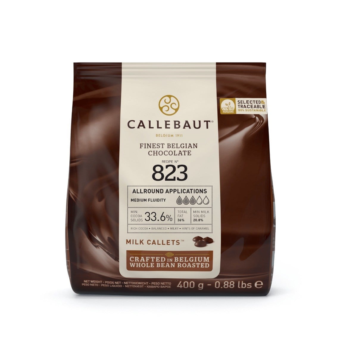 Callebaut 823 Sütlü Kuvertür Drop Çikolata 400 Gr