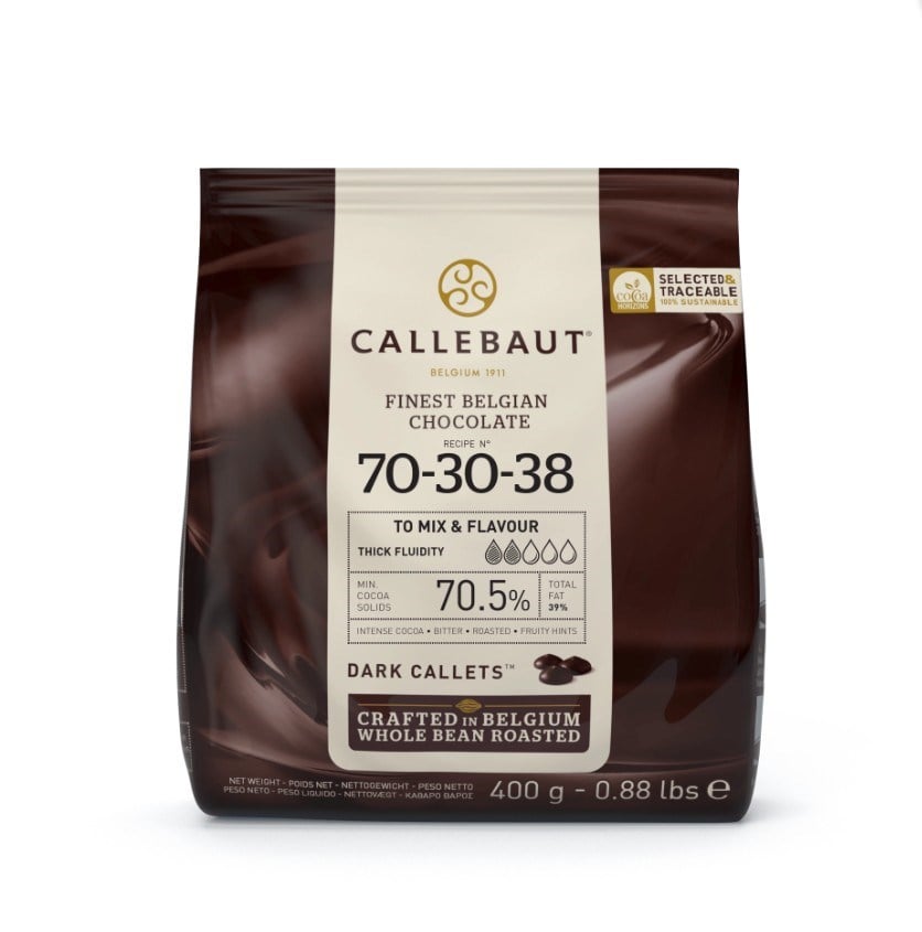Callebaut Extra Bitter %70 Kuvertür Drop Çikolata 400 Gr