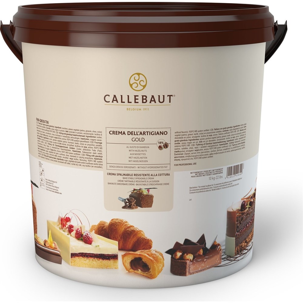 Creme Dell Artigiano Gold 10 Kg % 18 Fındık
