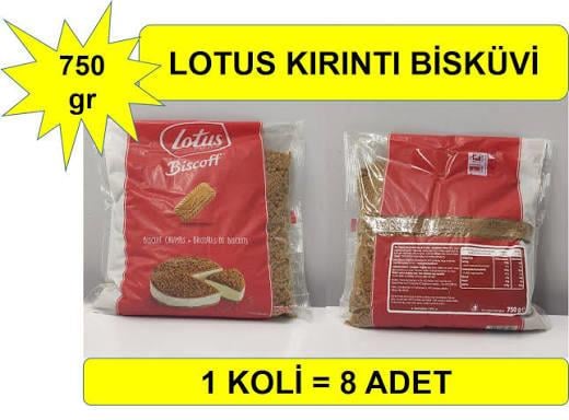 Lotus Biscoff Crumble Kırıntı Bisküvi (750 g x 8 adet)