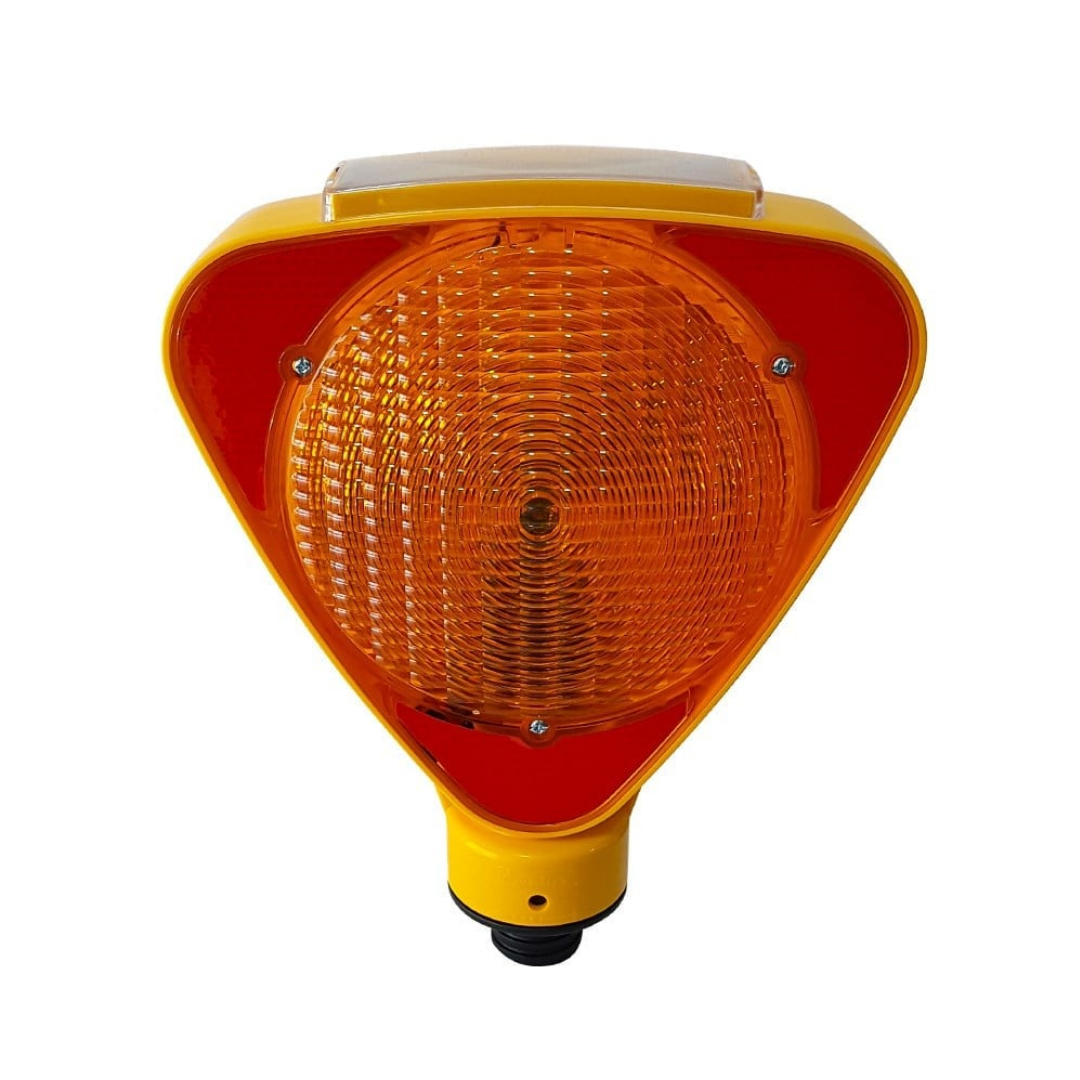 Solar Ledli Flaşör Kırmızı