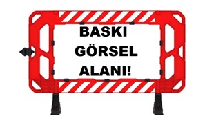 GÜVENLİK BARİYERİ DEKOTE + BASKILI100 CM X 150 CM X 50 CM ( PANEL BARİYER )