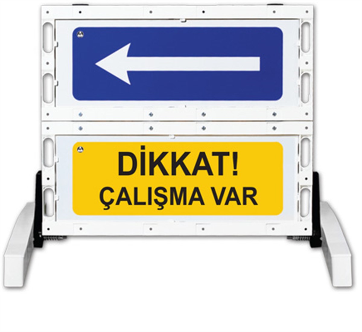 DUBALI UYARI LEVHALI BARİYER 91 CM X 100 CM