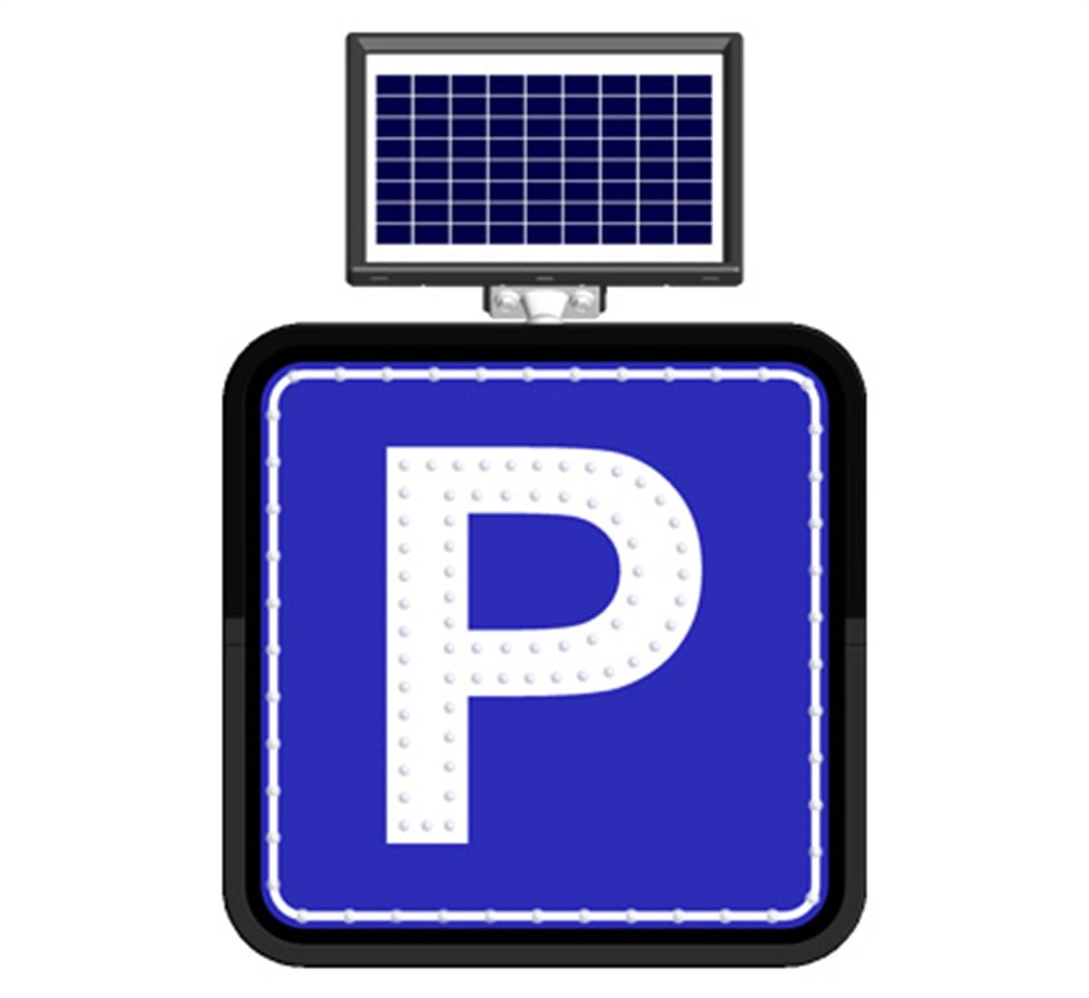 Güneş Enerjili Park Yeri Levhası 60 x 60 cm