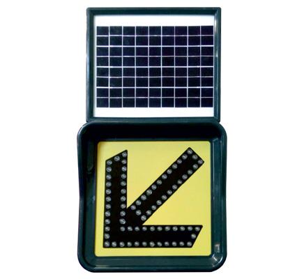 Güneş Enerjili Soldan Gidiniz Levhası 30x30 Cm