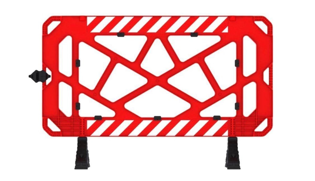 GÜVENLİK BARİYERİ 100 CM X 150 CM X 50 CM ( PANEL BARİYER )