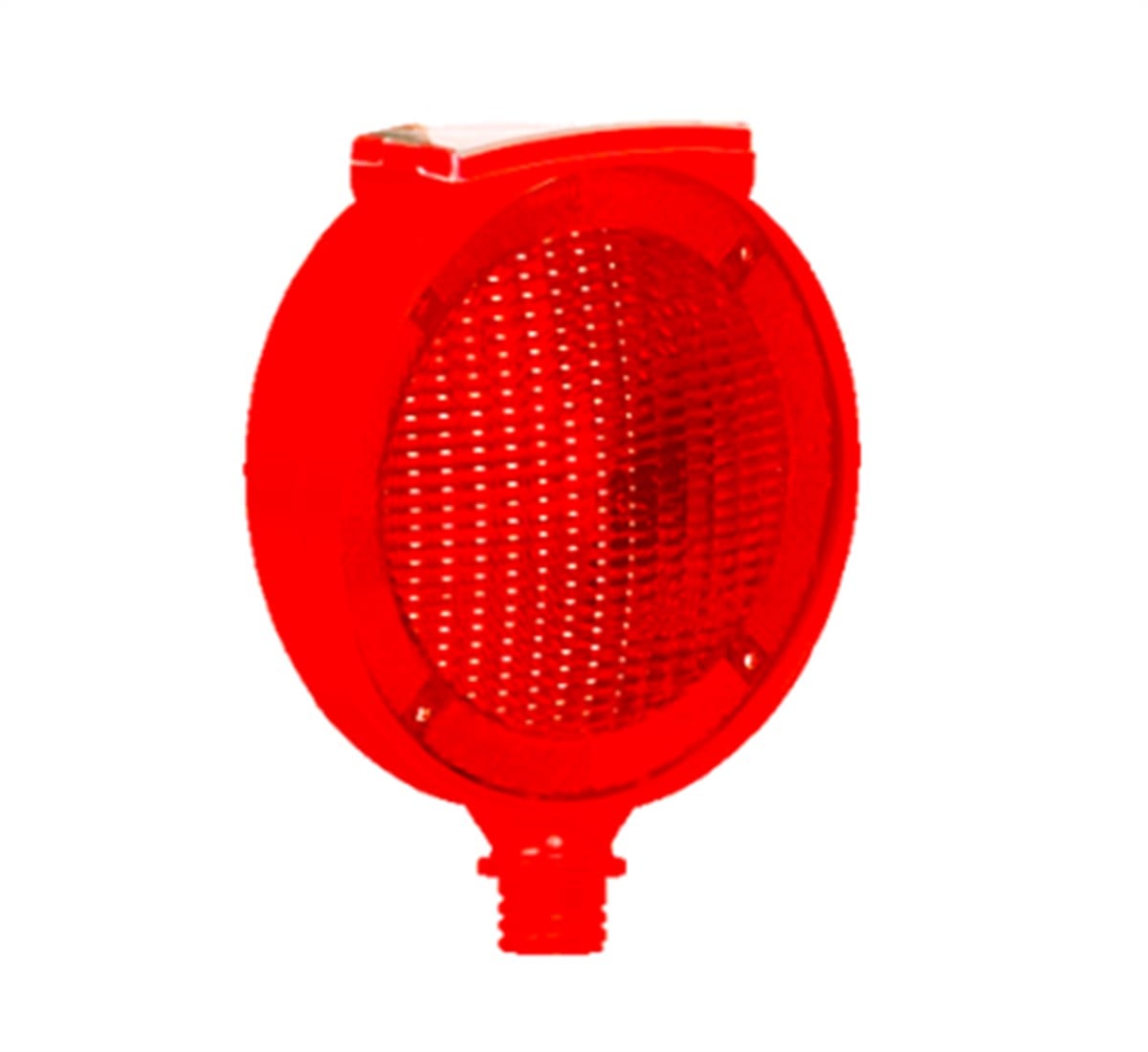 SOLAR LEDLİ FLAŞÖR YUVARLAK KIRMIZI
