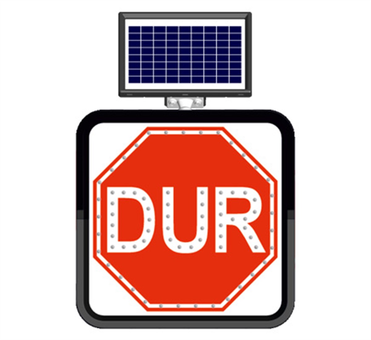 SOLAR LEDLİ STOP LEVHASI