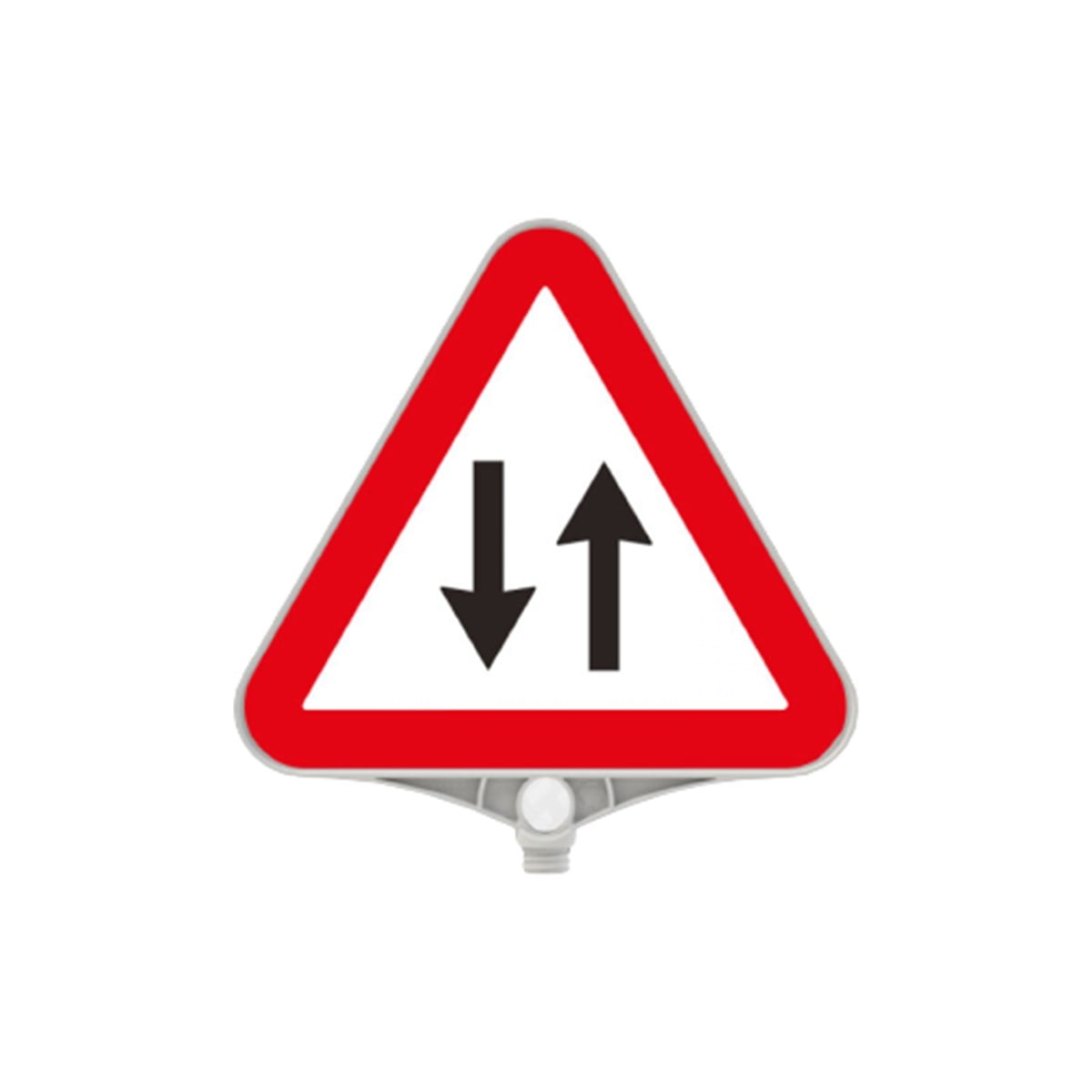 ÜÇGEN TEK ŞERİT GİDİŞ DÖNÜŞ UYARI LEVHASI