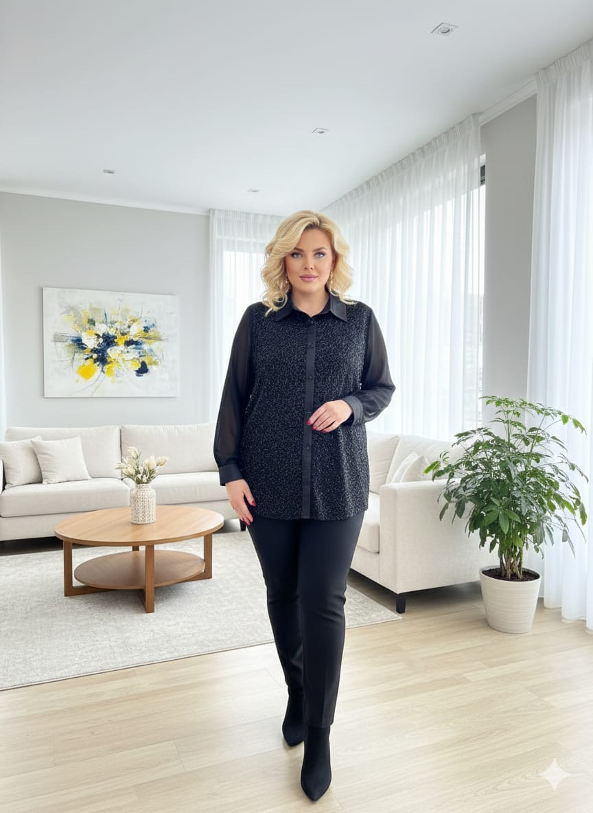 Büyük Beden Abiye Bluz