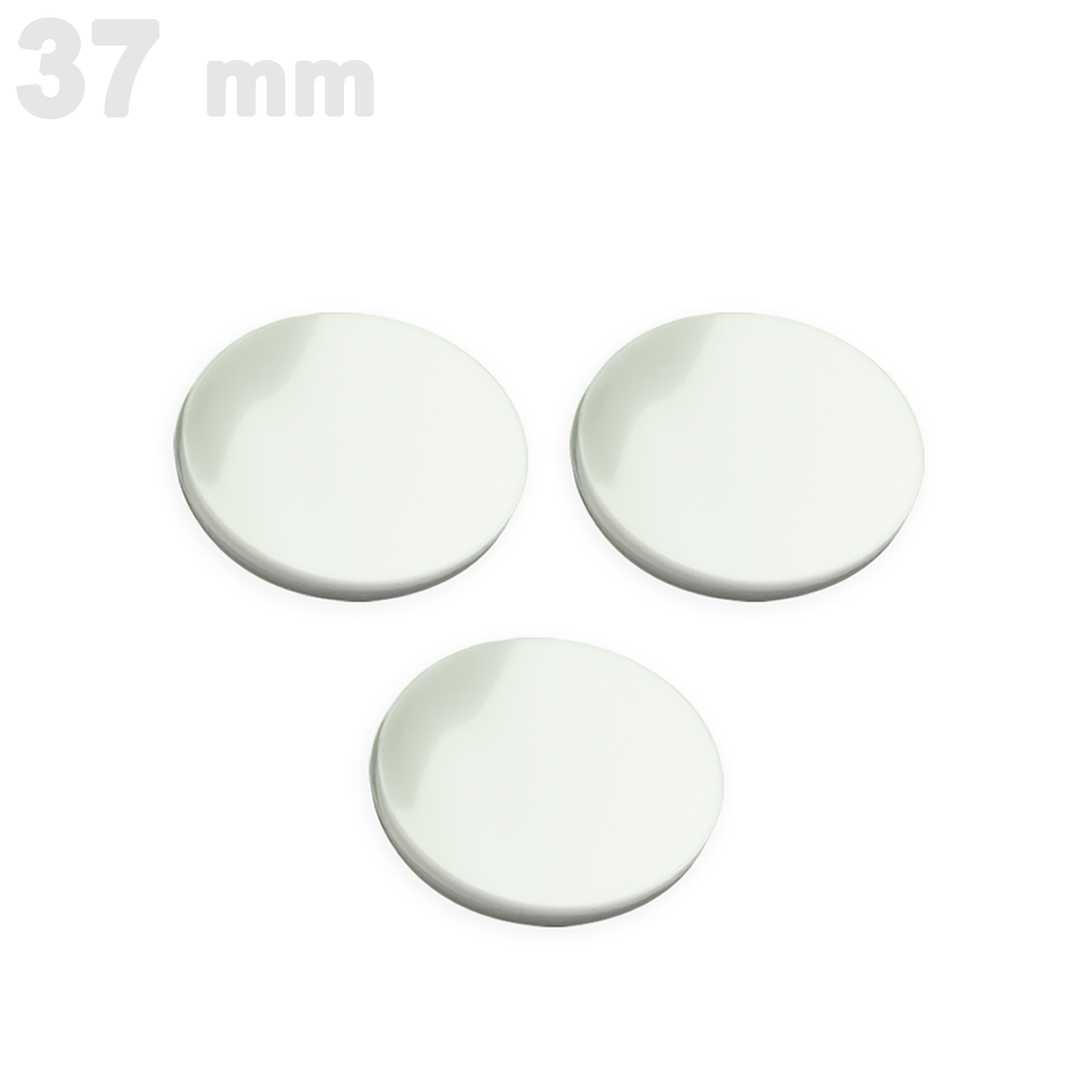 Buton Rozet Yedek PVC 37 mm Çap