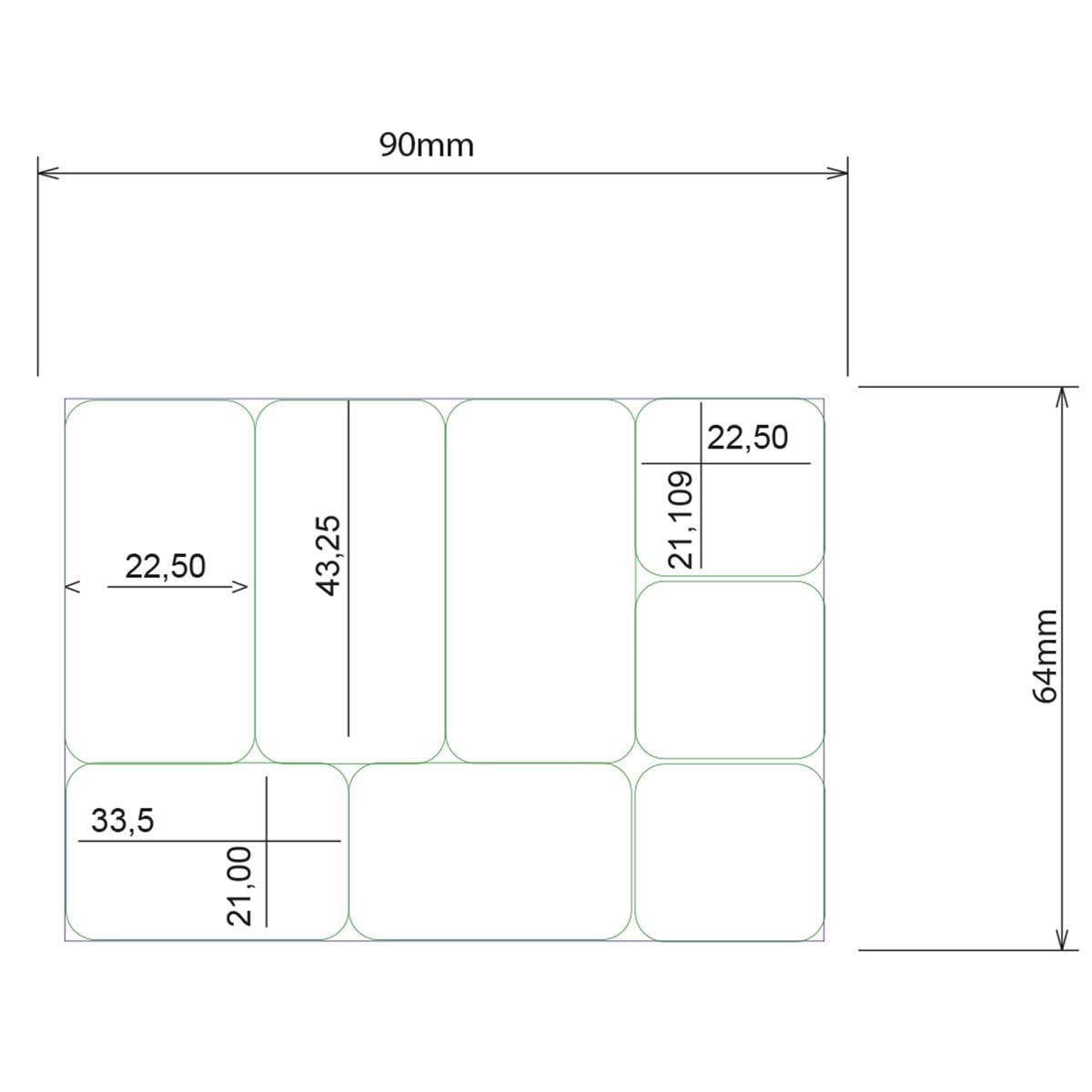 Mini Magnet SetMagnet Set Bıçak Ölçüleri5 Li Magnet Seti I 1. Versiyonu