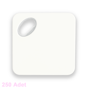 Bardak Altlığı Kare Magnet  Şişe Açacağı - 250 Adet