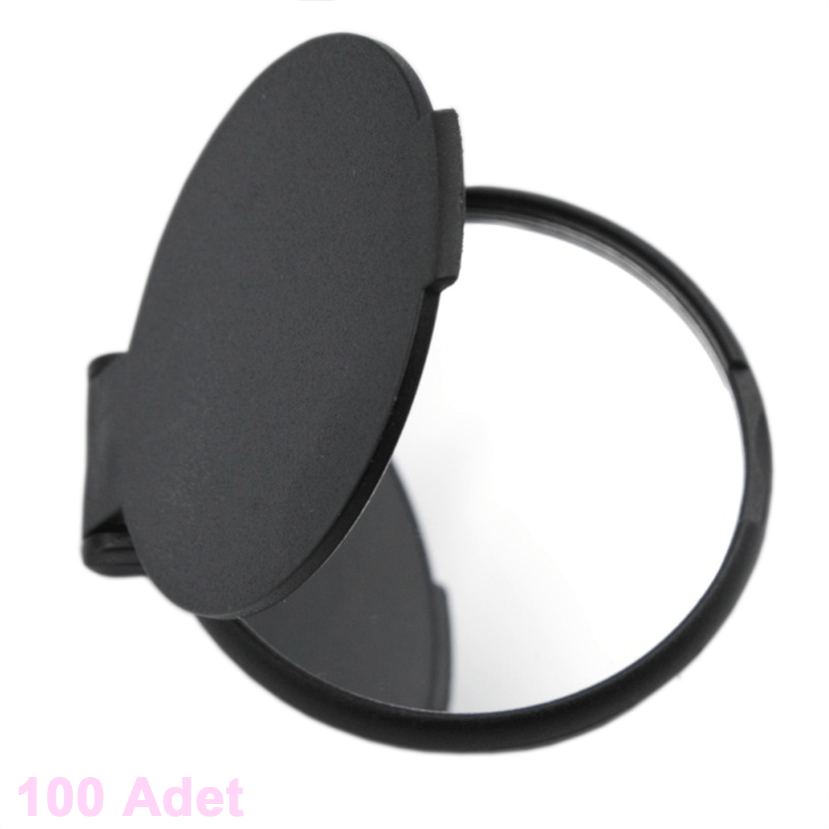 Yuvarlak Ayna Siyah - 100 Adet