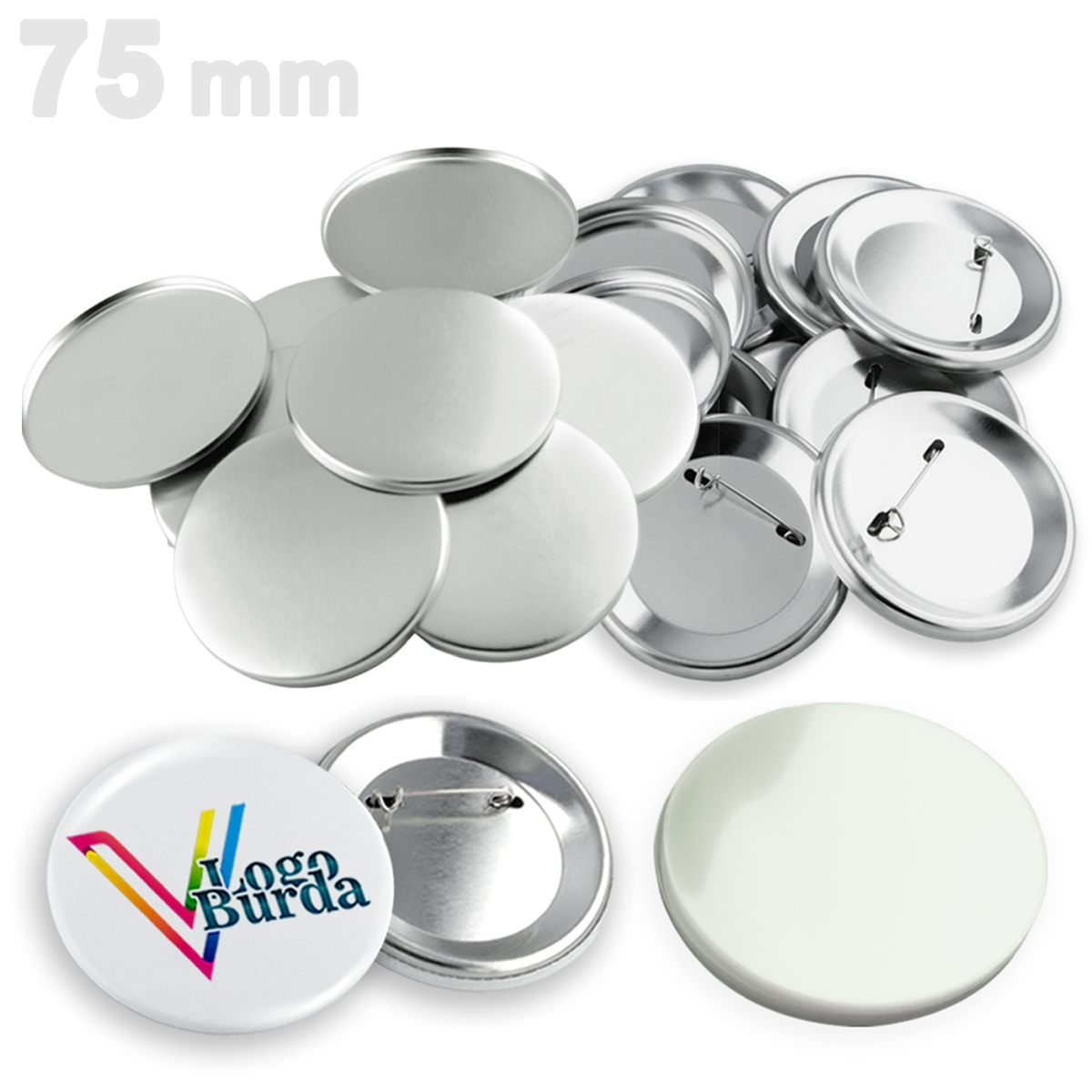75mm Buton Rozet SARF